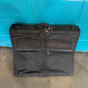 TUMI Alpha Tri-fold Carry-On Travel Garment Bag Ballistic Nylon Black